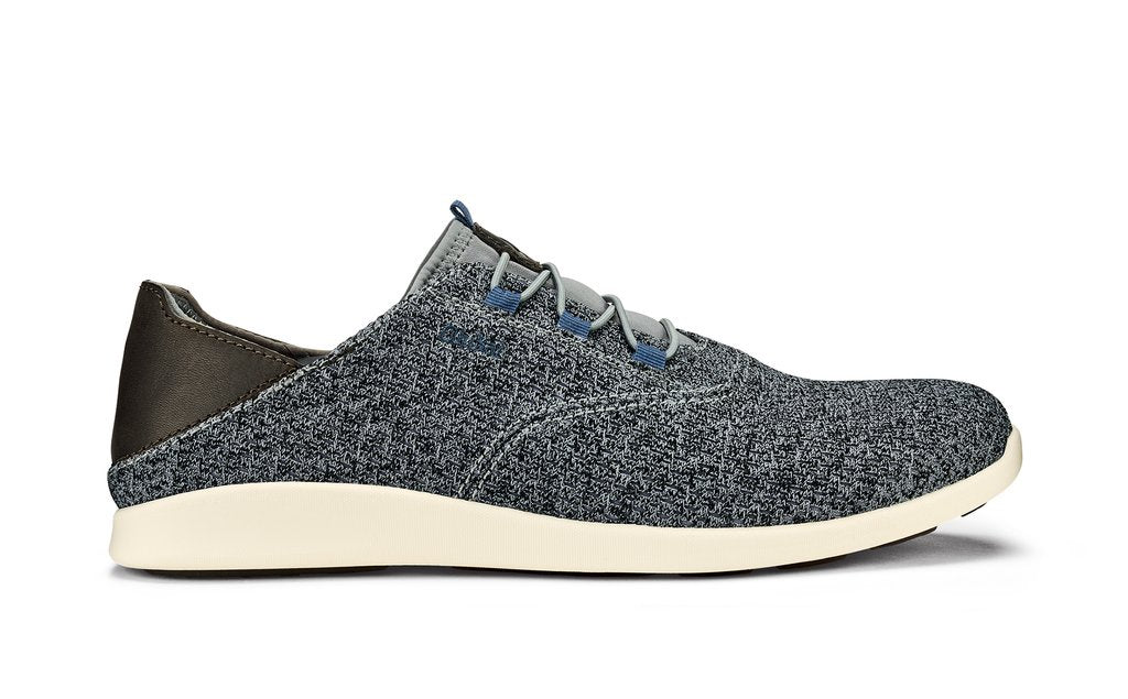 Men's Olukai Alapa Li, Charcoal, 10.5 D Medium