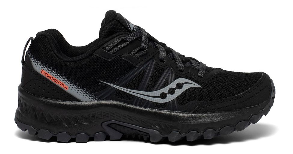 Women's Saucony Excursion TR 14, Black/Charcoal, 11 B Medium
