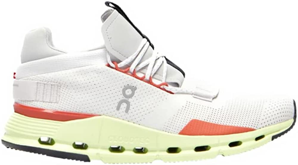 Women's On Cloudnova, White/Limelight, 10 B Medium