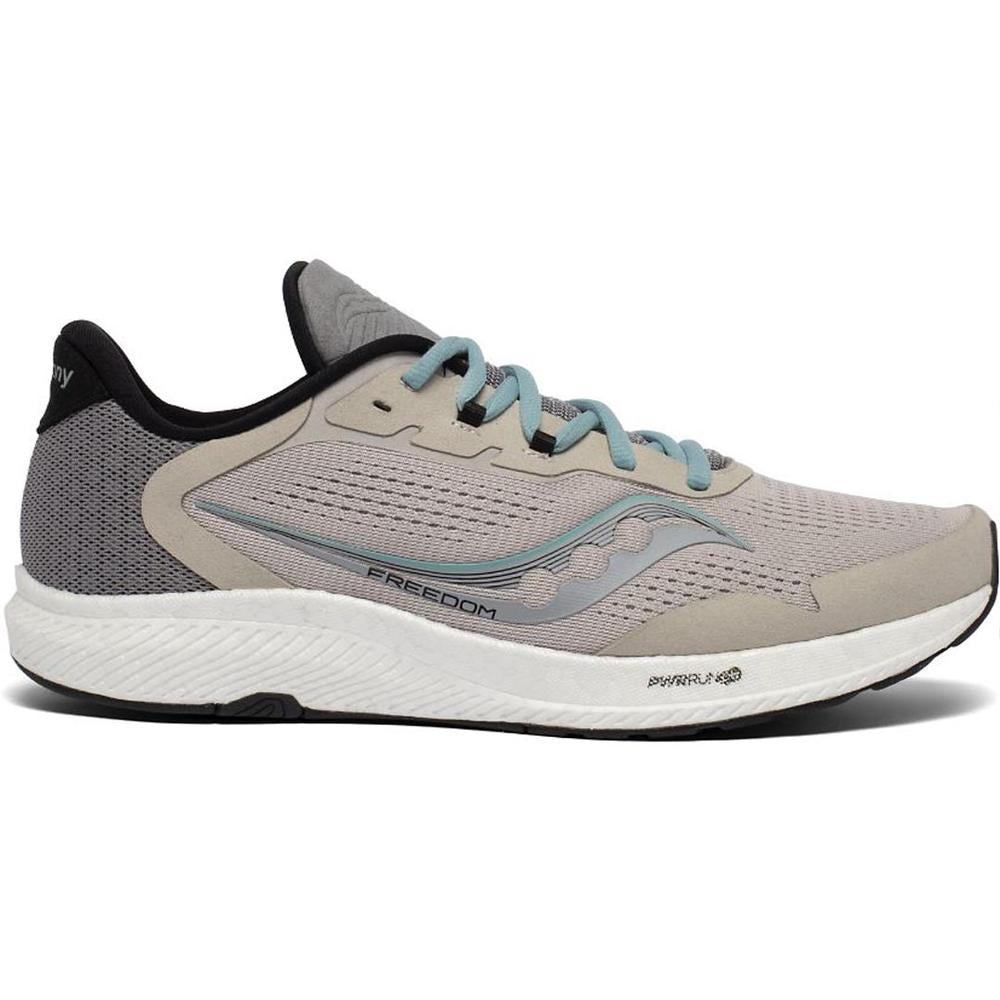 Men's Saucony Freedom 4, Stone/Alloy, 13 D Medium