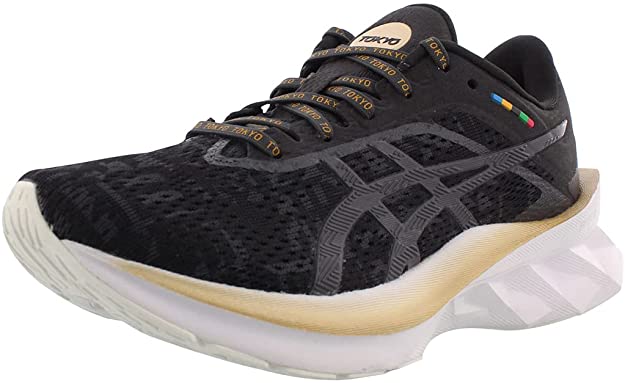 Women's Asics Novablast, Black/Graphite Grey, 9.5 B Medium