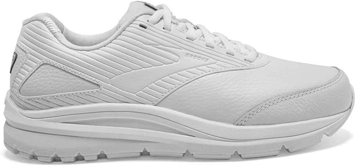 Women's Brooks Addiction Walker 2, White/White, 11 2A Narrow