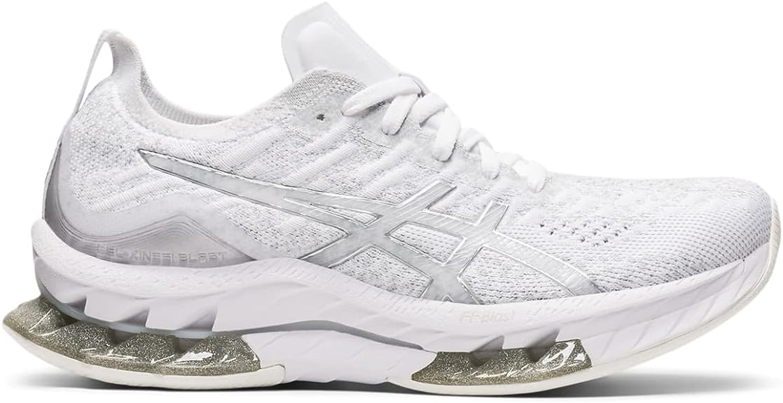 Women's Asics Gel-Kinsei Blast, White/White, 11 B Medium