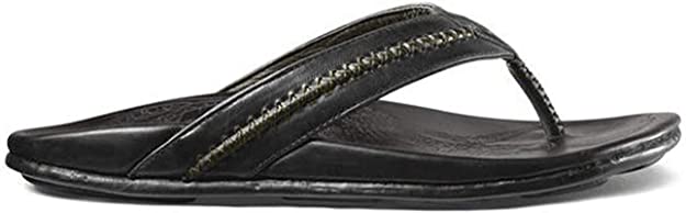 Men's Olukai Mea Ola, Black, 13 D Medium