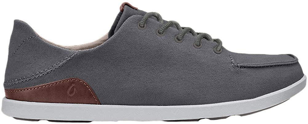 Men's Olukai Manoa, Dark Shadow/Toffee, 9.5 D Medium