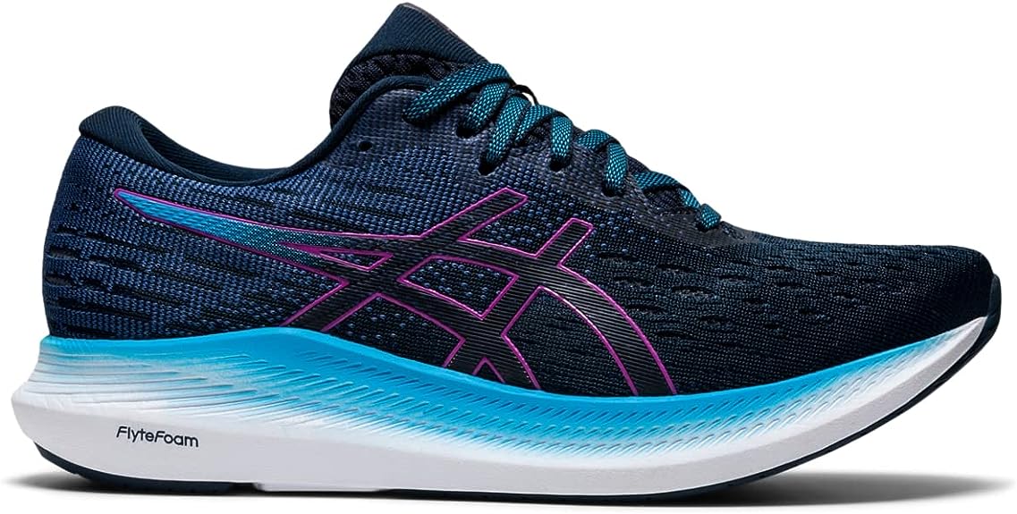 Women's Asics Evoride 2, French Blue/Digital Grape, 8.5 B Medium