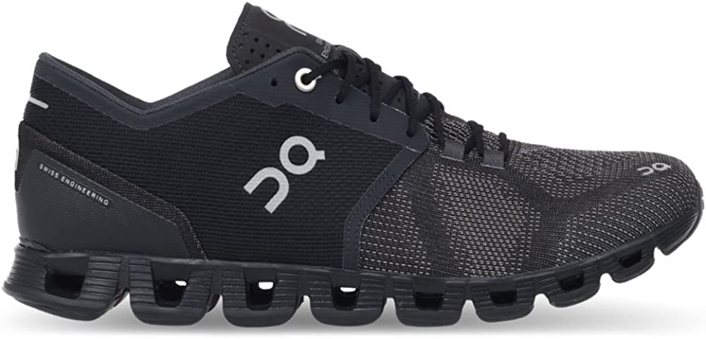 Men's On Cloud X, Black/Asphalt, 11.5 D Medium