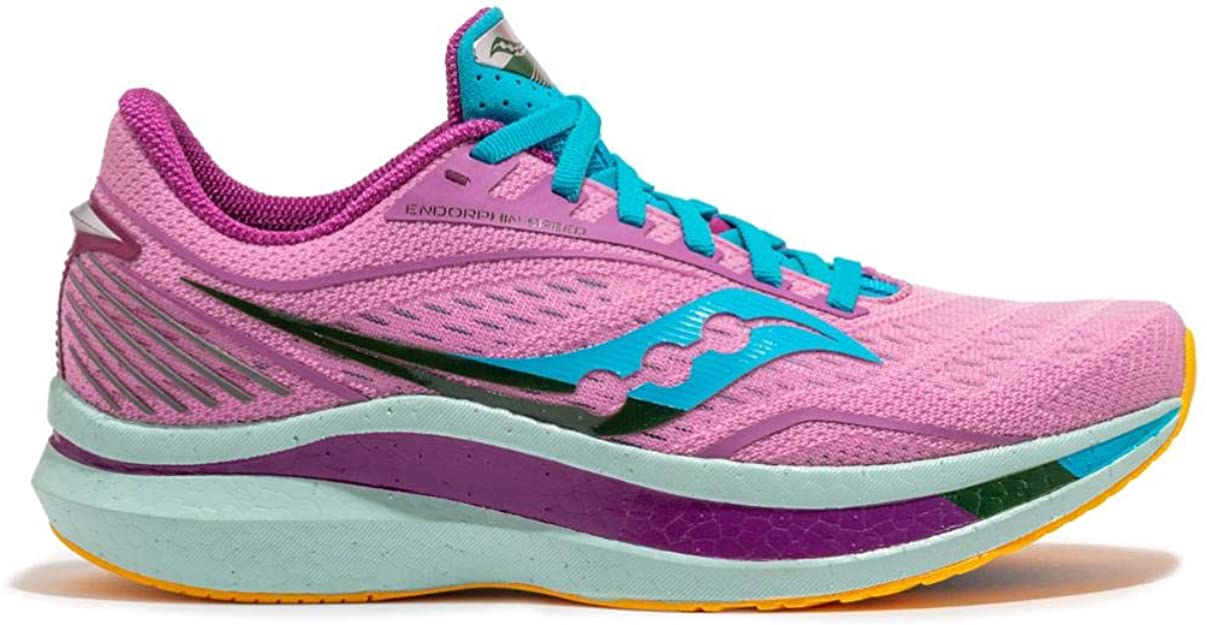 Women's Saucony Endorphin Speed, Future Pink, 10 B Medium