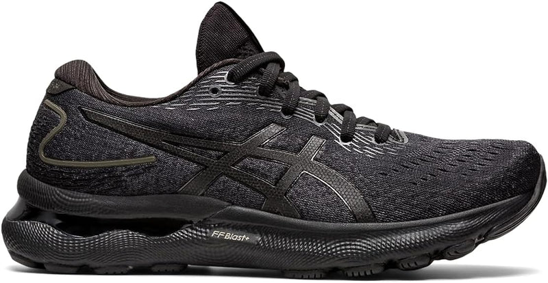Women's Asics Gel-Nimbus 24, Black/Black, 6.5 B Medium