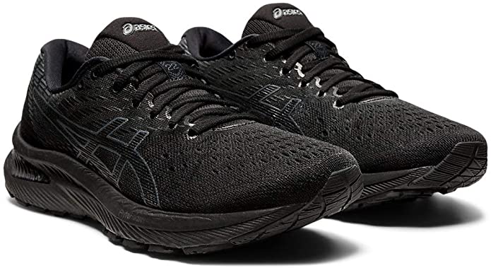 Women's Asics Gel-Cumulus 22, Black/Carrier Grey, 6.5 B Medium