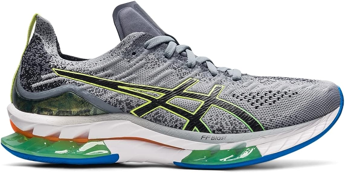 Men's Asics Gel-Kinsei Blast, Sheet Rock/Glow Yellow, 9 D Medium