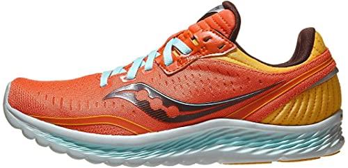 Women's Saucony Kinvara 11, Blue/Gray/Pink, 9 B Medium