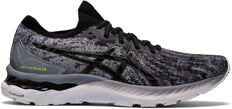 Men's Asics Gel-Nimbus 23, Sheet Rock/Black, 8 D Medium