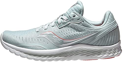 Women's Saucony Kinvara 11, Sky Grey/Coral, 9.5 B Medium