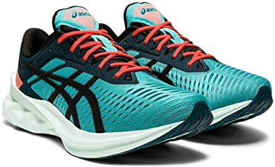 Men's Asics NOVABLAST SPS, Techno Cyan/Black, 13 D Medium