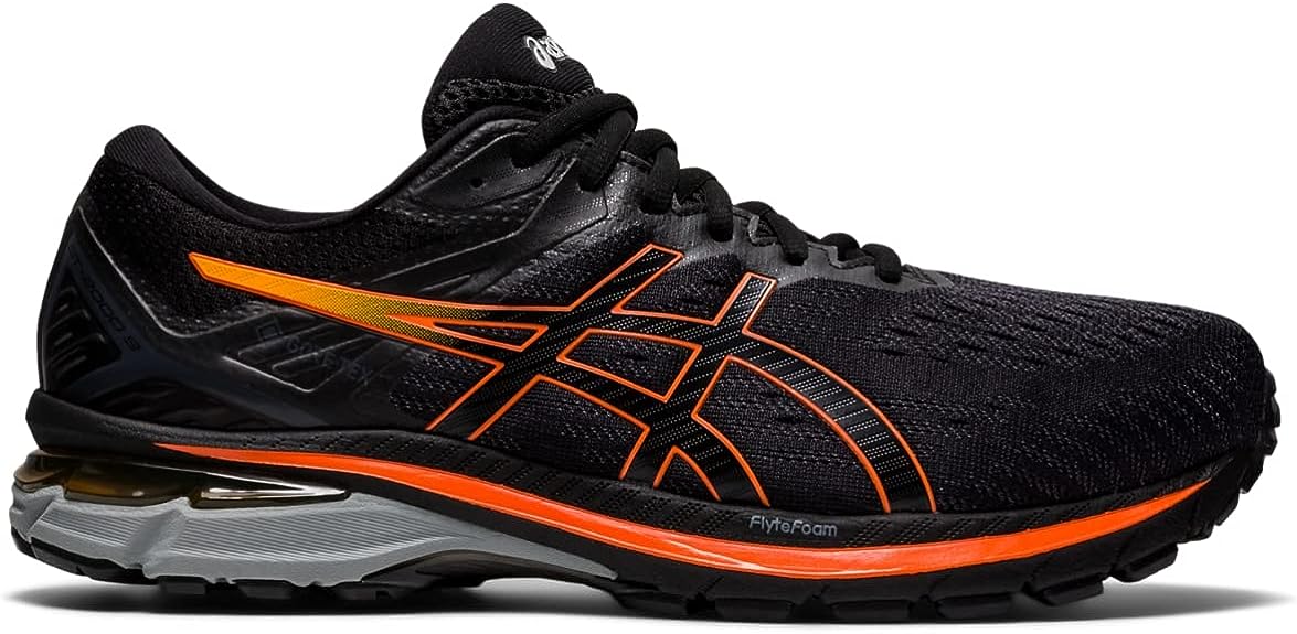 Men's Asics GT-2000 9 G-TX, Black/Marigold Orange, 11 D Medium