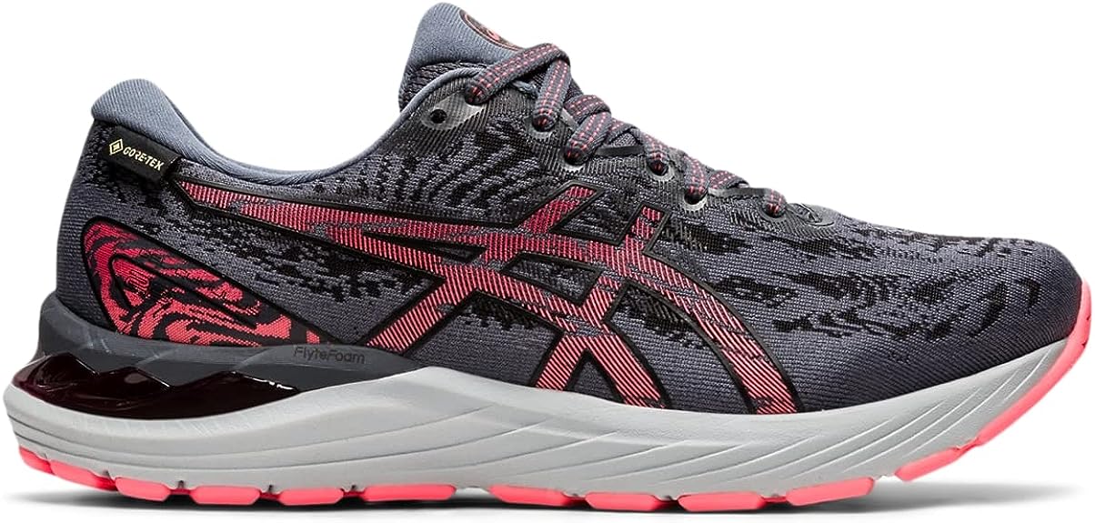 Women's Asics Gel-Cumulus 23 GTX, Carrier Grey/Black, 7 B Medium