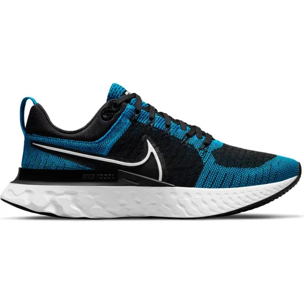 Men's Nike React Infinity Run Flyknit 2, Blue Orbit/White-Black, 9 D Medium