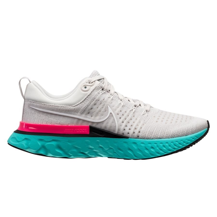 Men's Nike React Infinity Run Flyknit 2, Platinum Tint/ White, 11 D Medium