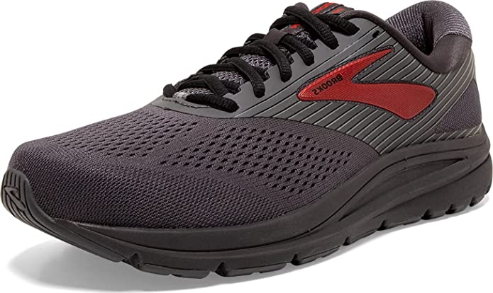 Men's Brooks Addiction 14, Black/Blackened Pearl/Samba, 8.5 4E Extra Wide