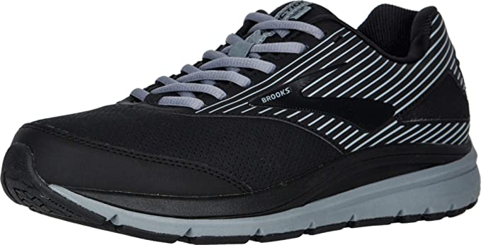 Men's Brooks Addiction Walker Suede, Black/Primer/Black, 8 D Medium