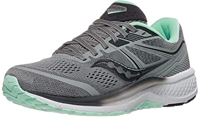 Women's Saucony Omni 19, Alloy/Sky, 6.5 D Wide
