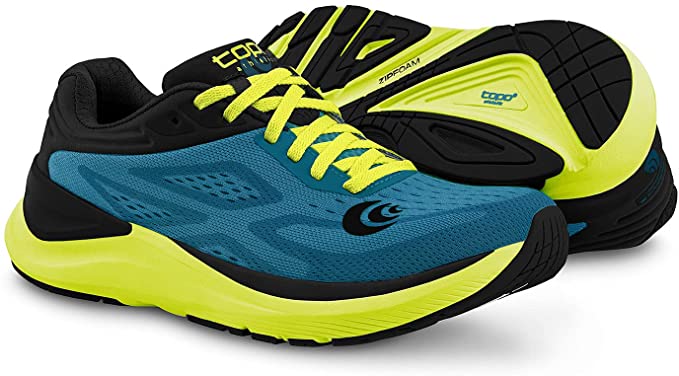 Men's Topo Athletic Ultrafly 3, Ocean/Green, 12 D Medium