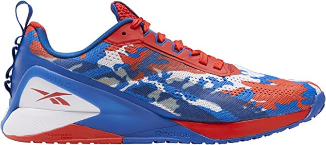 Men's Reebok Nano XI, Instinct Red/Vector Blue/White, 8 D Medium