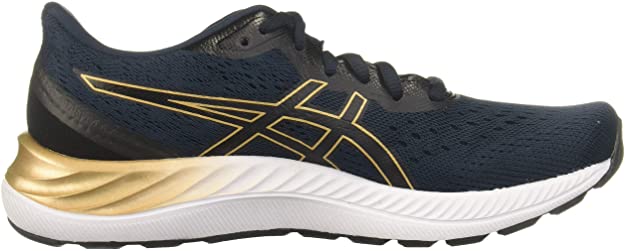 Women's Asics Gel-Excite 8, French Blue/Champagne, 8.5 B Medium