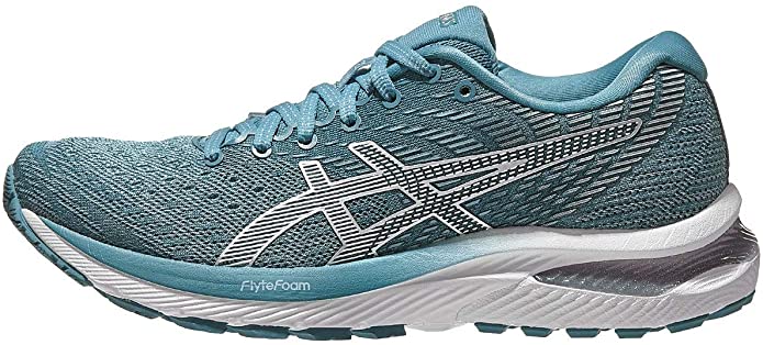 Women's Asics Gel-Cumulus 22, Smoke Blue/White, 8 B Medium
