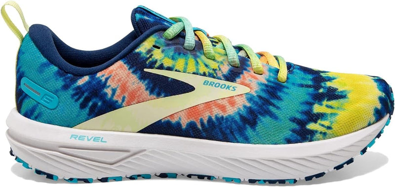 Men's Brooks Revel 6, Blue/Bachelor Button/White, 10 D Medium