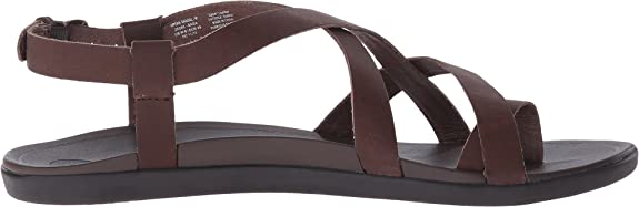 Women's Olukai Upena, Cedarwood/Dark Java, 11 B Medium