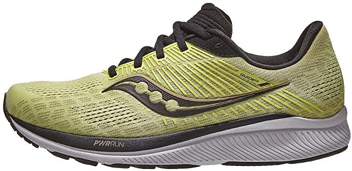 Men's Saucony Guide 14, Keylime/Gravel, 11.5 D Medium