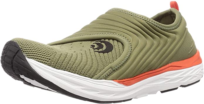 Women's Topo Athletic Vibe, Olive/Orange, 8 B Medium