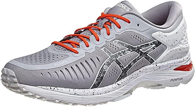 Men's Asics Metarun, Grey/Red/White, 9.5 D Medium