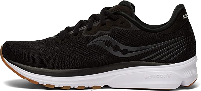 Men's Saucony Ride 14, Black/Gum, 9.5 D Medium