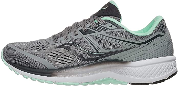 Women's Saucony Omni 19, Alloy/Sky, 10 B Medium
