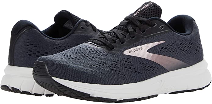Women's Brooks Anthem 4, Black/Ebony/Metallic, 9 B Medium