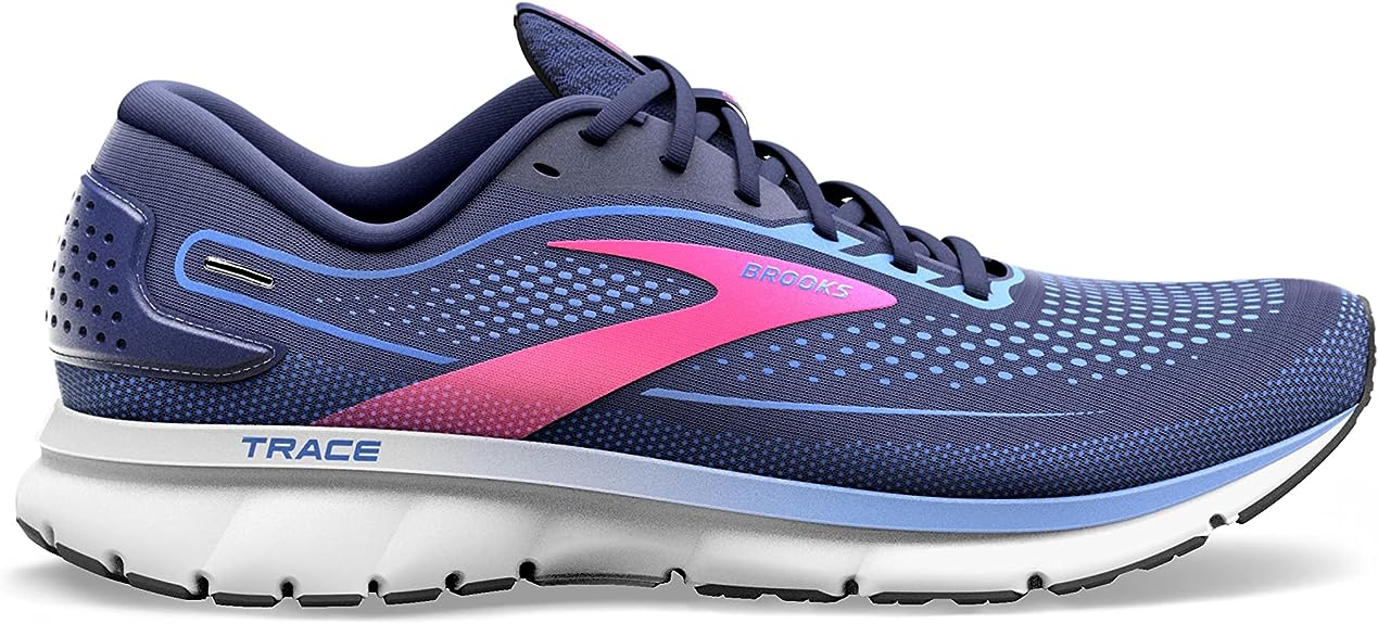 Women's Brooks Trace 2, Peacoat/Blue/Pink, 5.5 B Medium