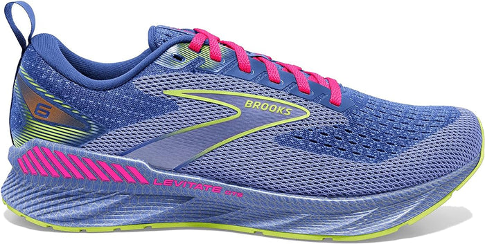 Women's Brooks Levitate GTS 6, Purple/Pink, 8.5 B Medium