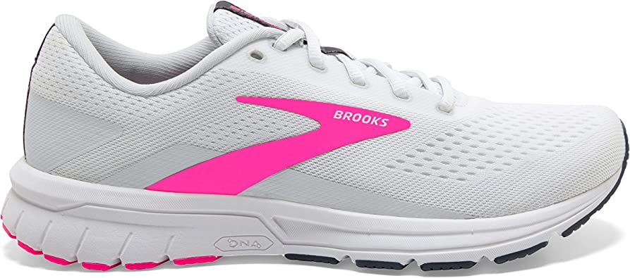 Women's Brooks Signal 3, White/Pink/Ombre Blue, 6.5 B Medium