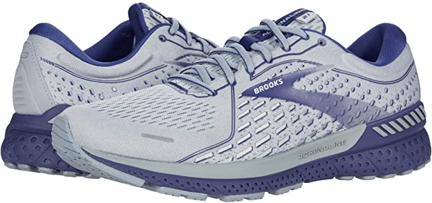 Men's Brooks Adrenaline GTS 21, Grey/Black, 12 D Medium