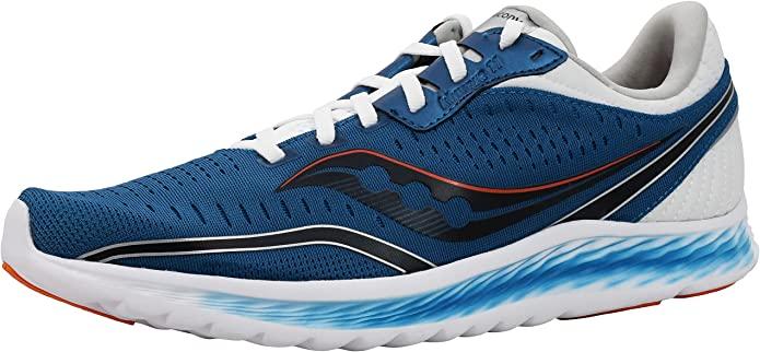 Men's Saucony Kinvara 11, Blue/Black, 10 D Medium