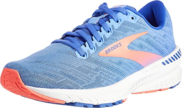 Women's Brooks Ravenna 11, Blue/Coral, 8.5 B Medium