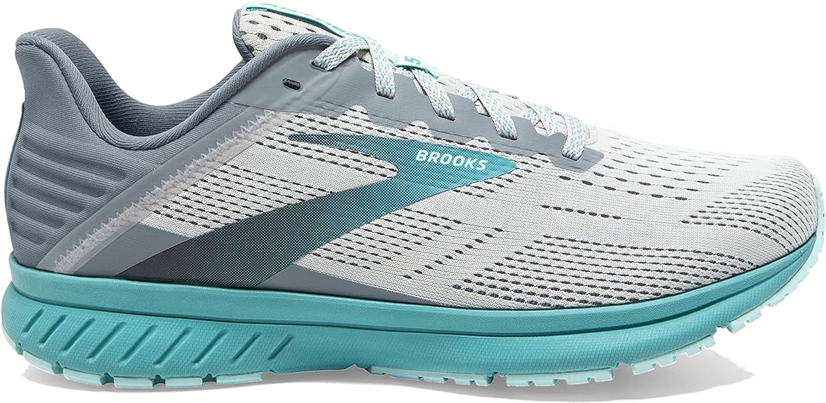 Women's Brooks Anthem 5, Oyster/Grey/Porcelain, 6.5 B Medium