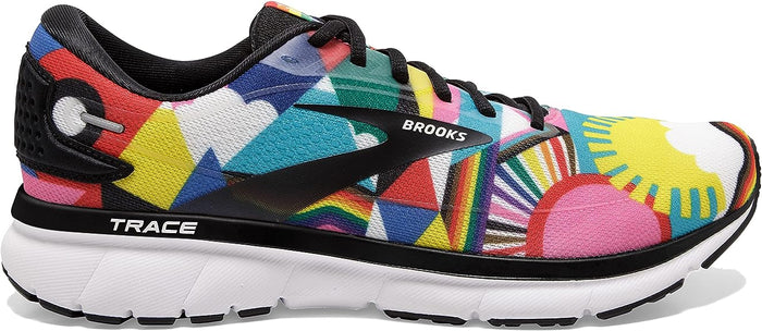 Women's Brooks Trace 2, Black/Multi, 6 B Medium