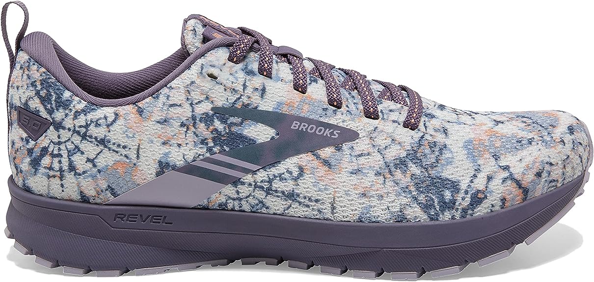 Women's Brooks Revel 5, Cadet/Thistle/White, 11 B Medium
