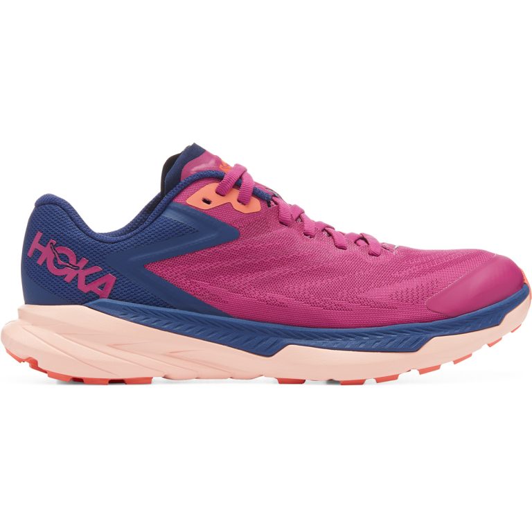 Women's Hoka Zinal, Festival Fuchsia/Bellwether Blue, 8 B Medium
