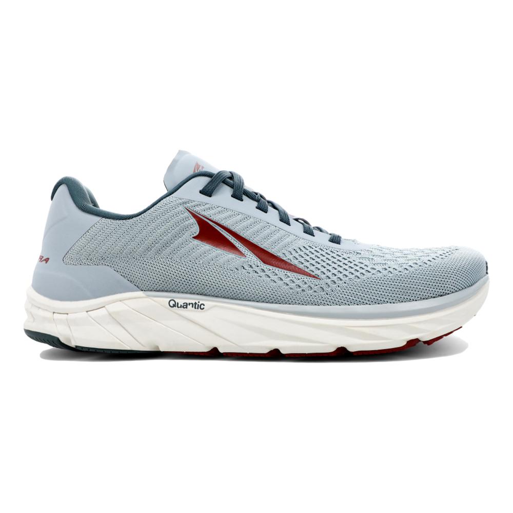 Men's Altra Torin 4.5 Plush, Light Gray/Red, 9.5 D Medium