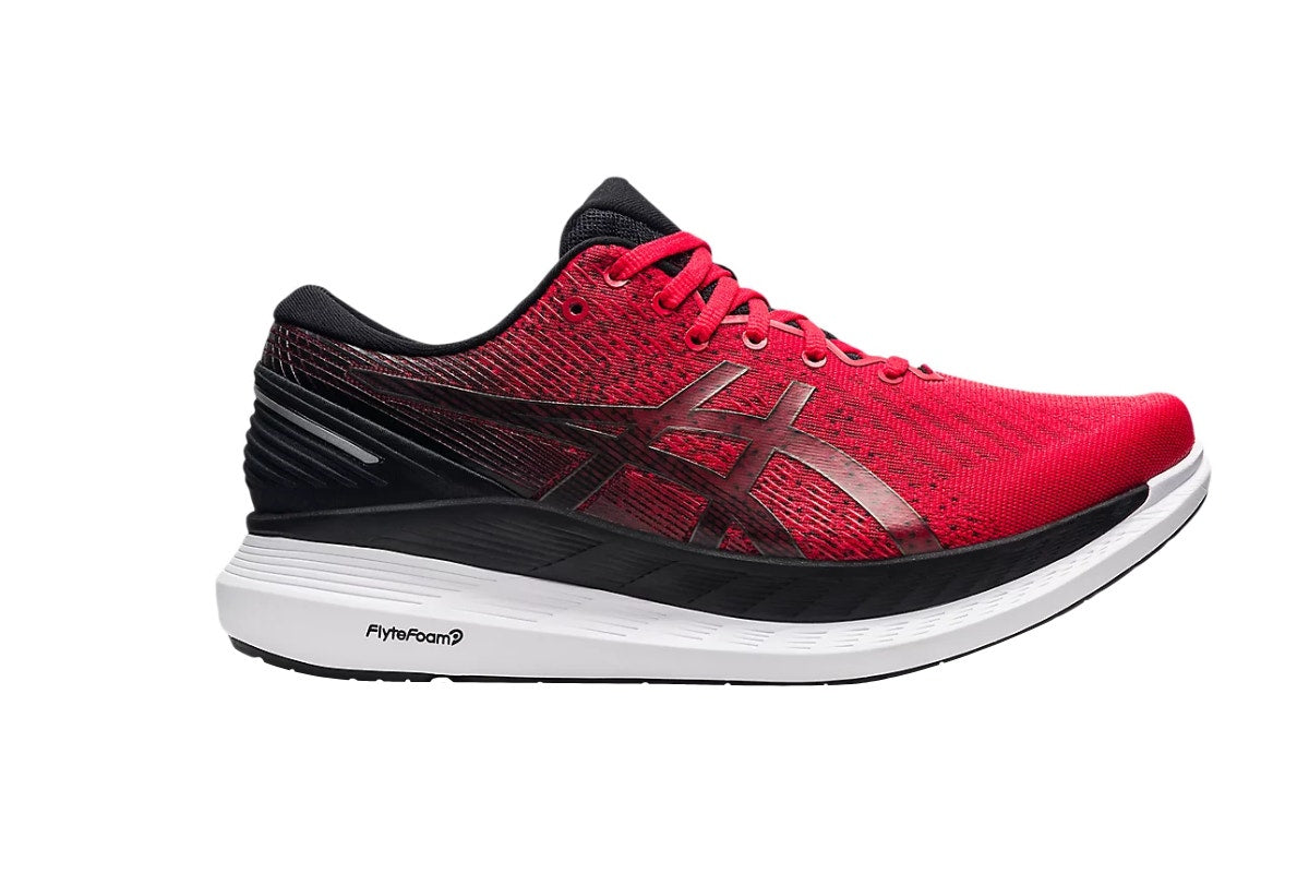 Men's Asics Glideride 2, Electric Red/Black, 12 D Medium